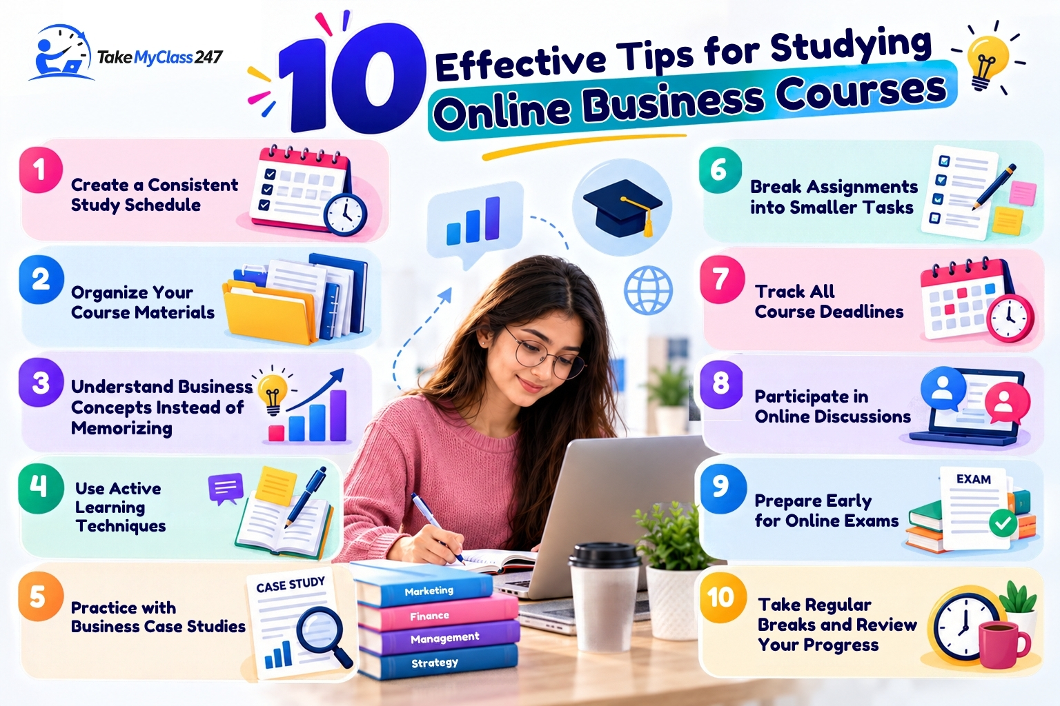 10 Effective Tips for Studying Online Business Courses
