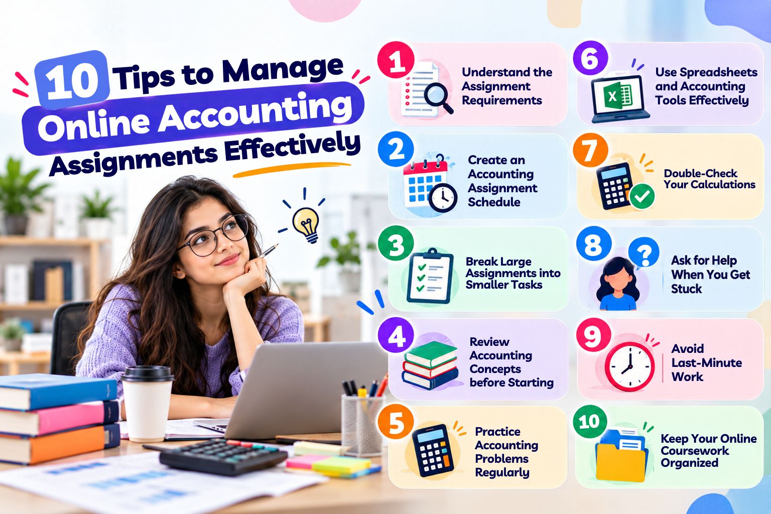 10 Tips to Manage Online Accounting Assignments Effectively