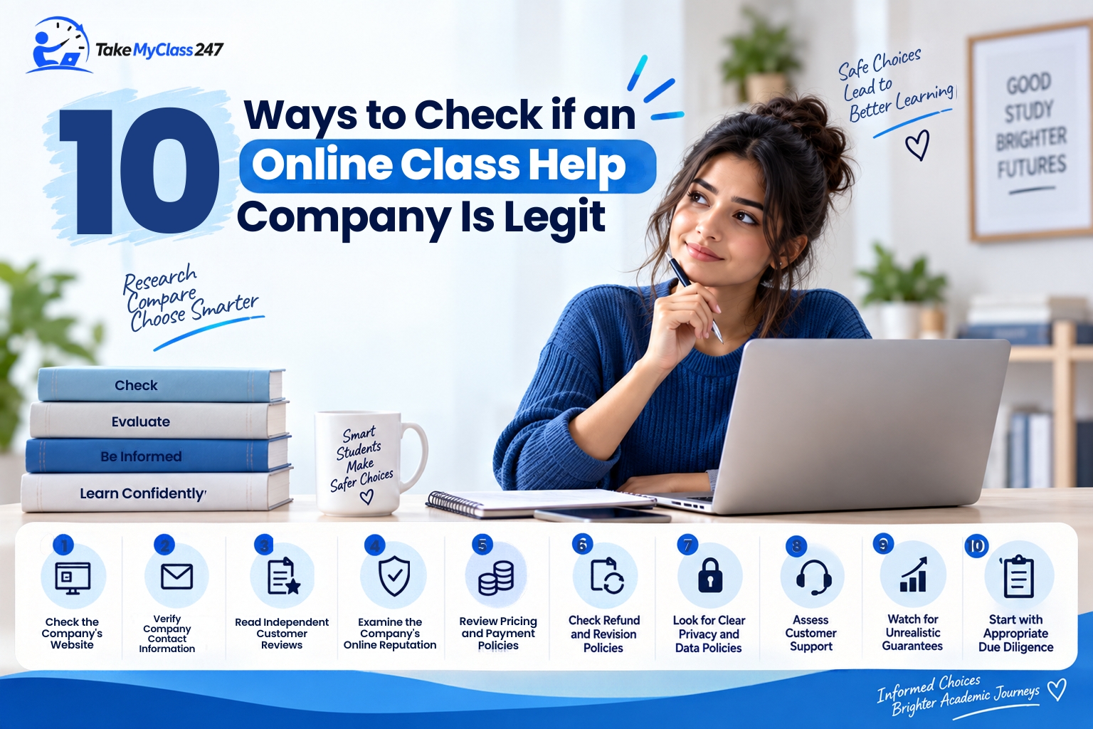 10 Ways to Check if an Online Class Help Company Is Legit