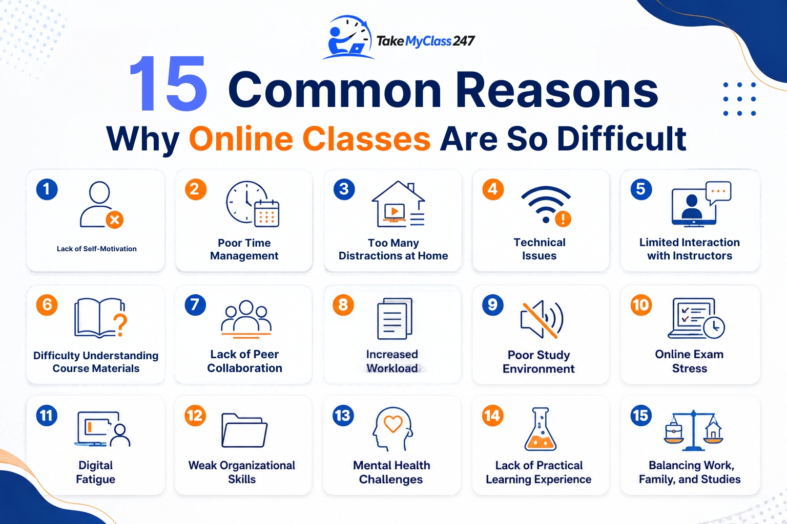 15 Common Reasons Why Online Classes Are So Difficult