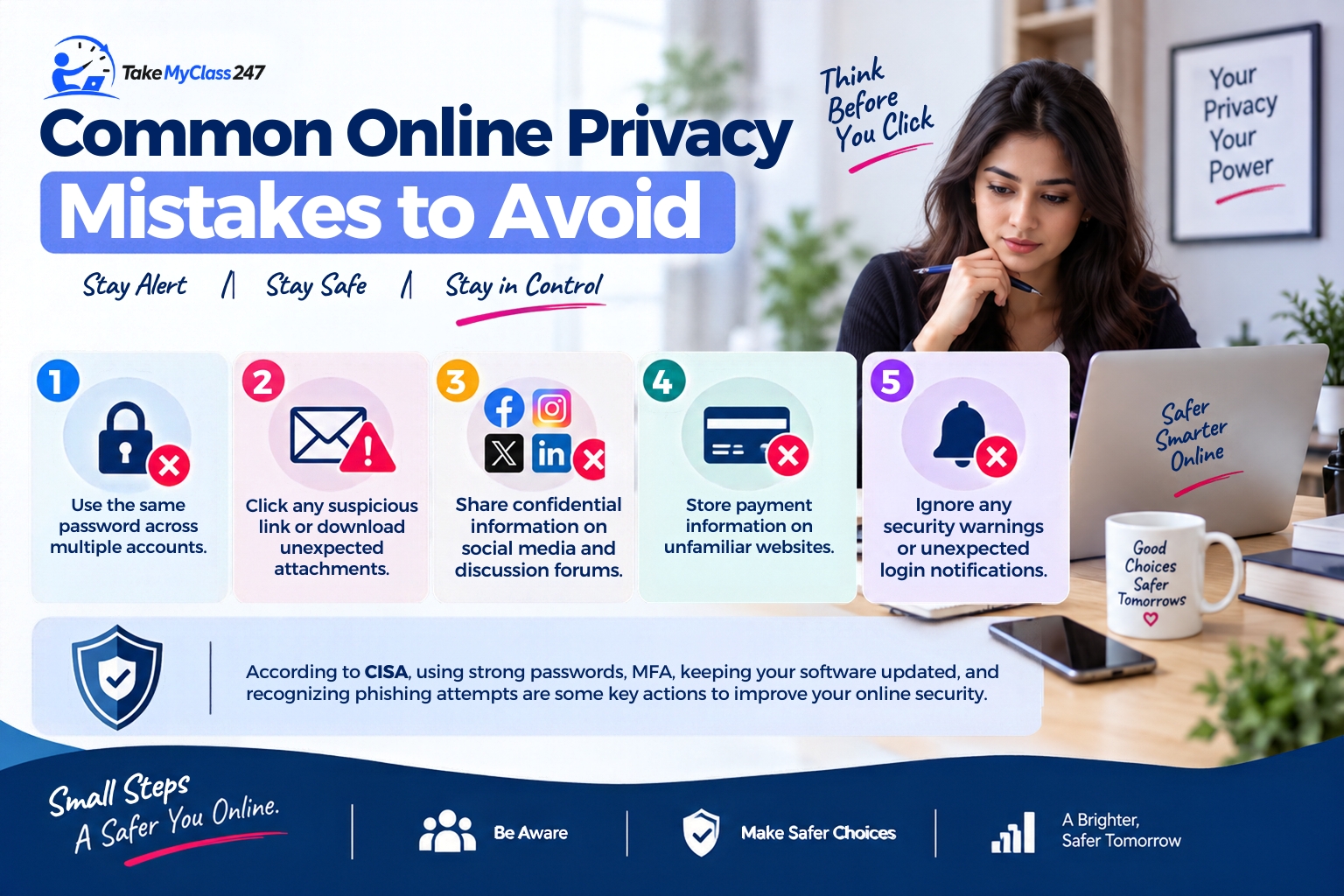 Common Online Privacy Mistakes to Avoid