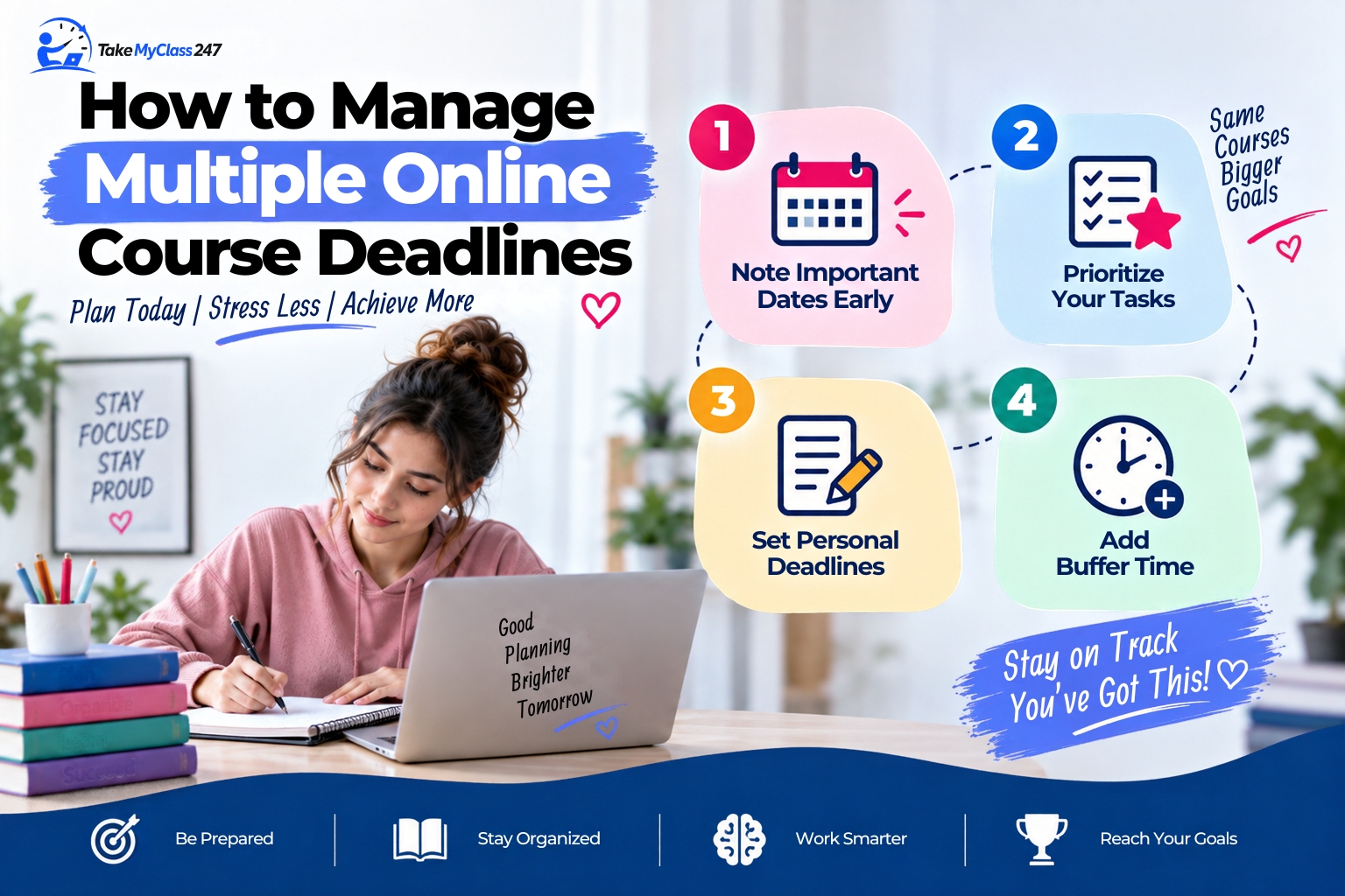 How to Manage Multiple Online Course Deadlines