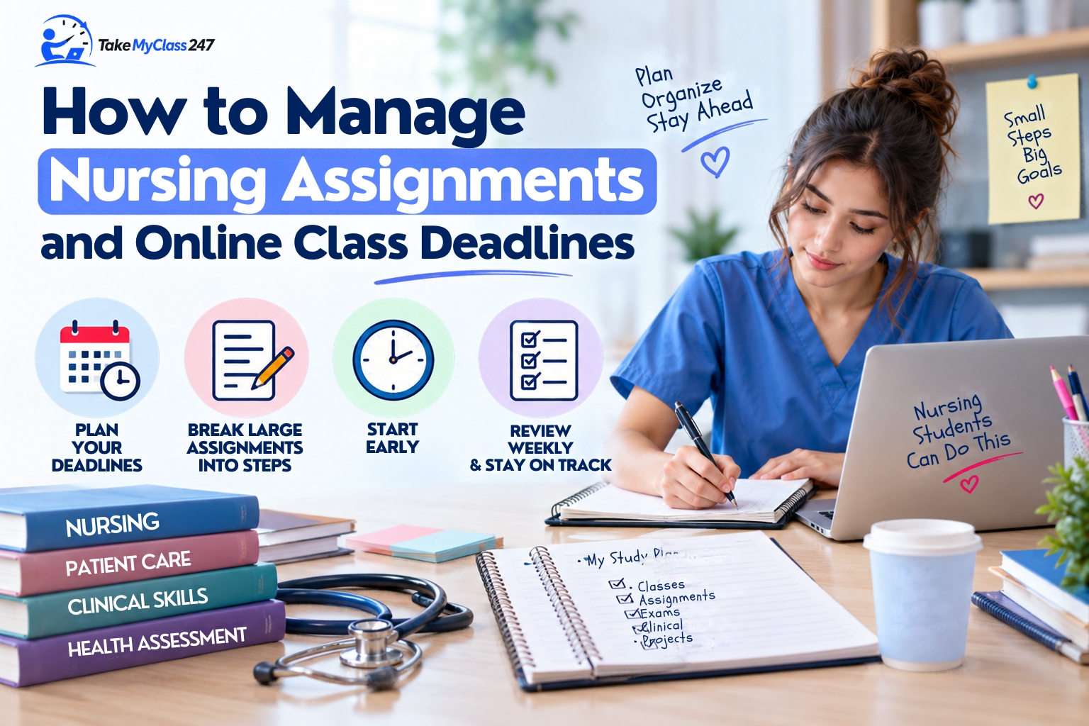 How to Manage Nursing Assignments and Online Class Deadlines
