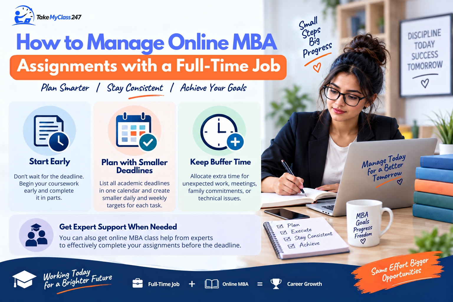 How to Manage Online MBA Assignments with a Full-Time Job