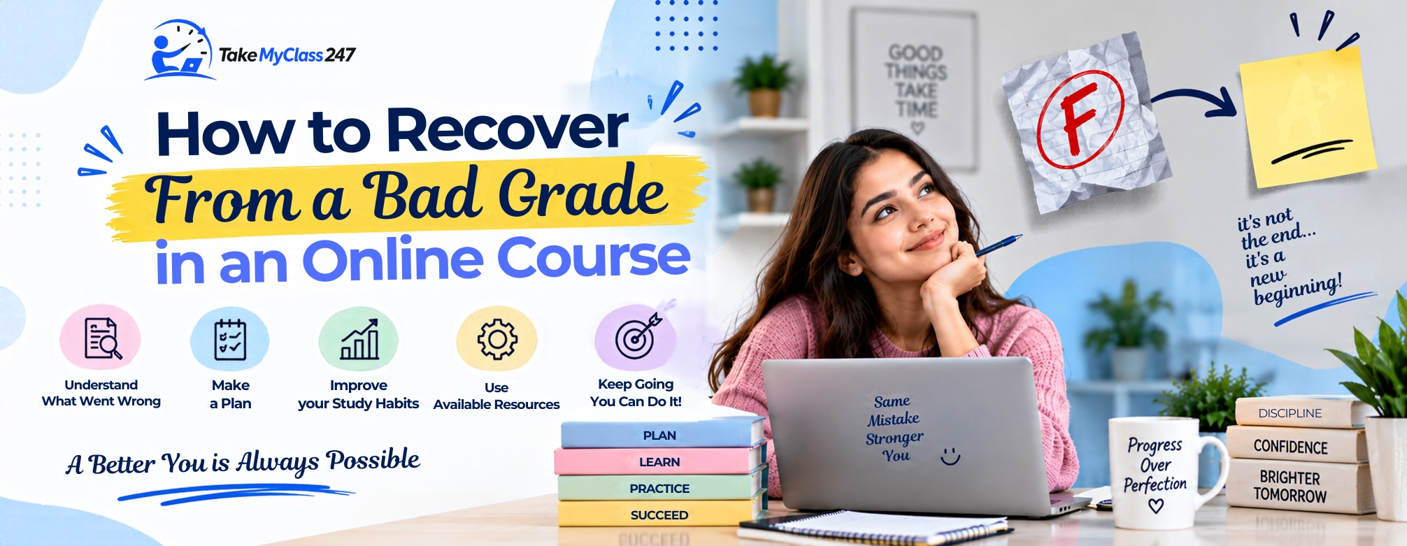 How to Recover From a Bad Grade in an Online Course