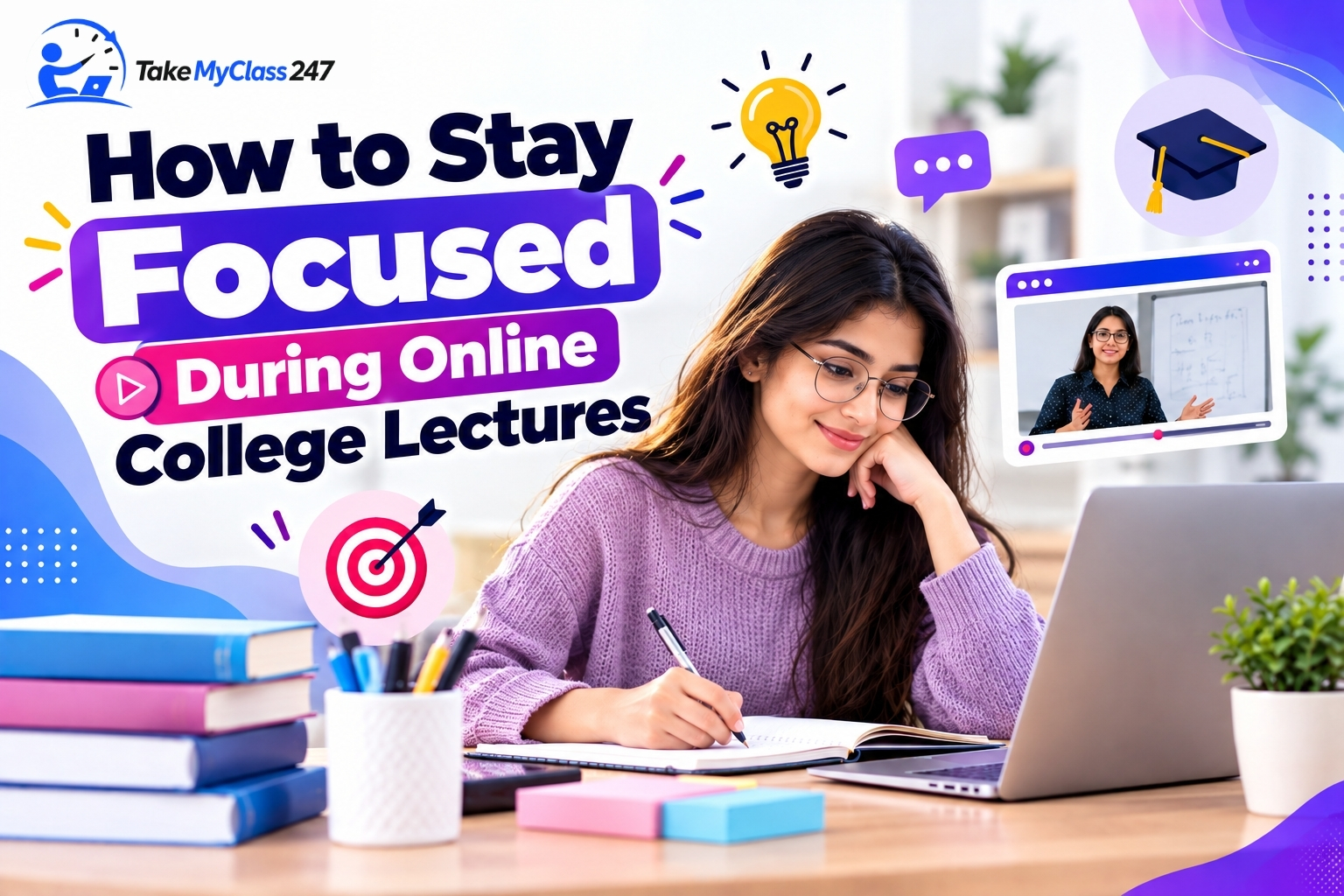 How to Stay Focused During Online College Lectures