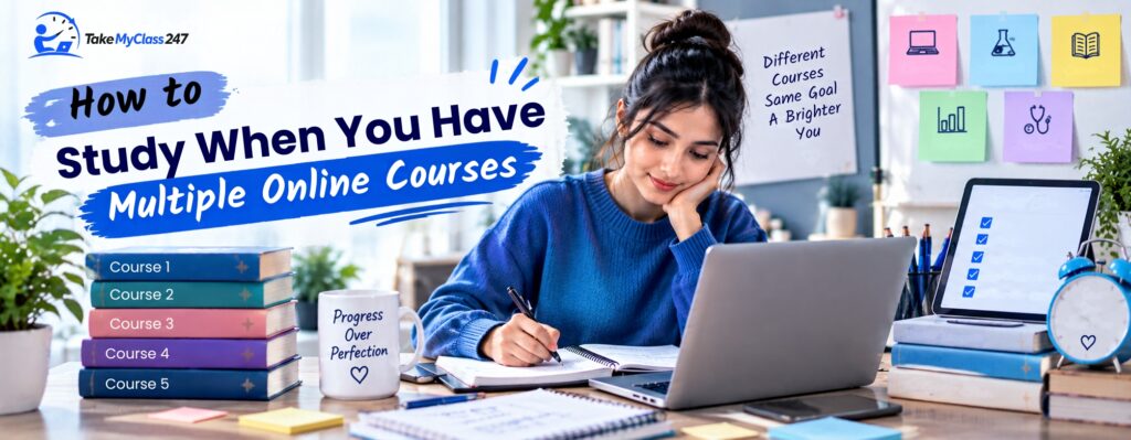 How to Study When You Have Multiple Online Courses
