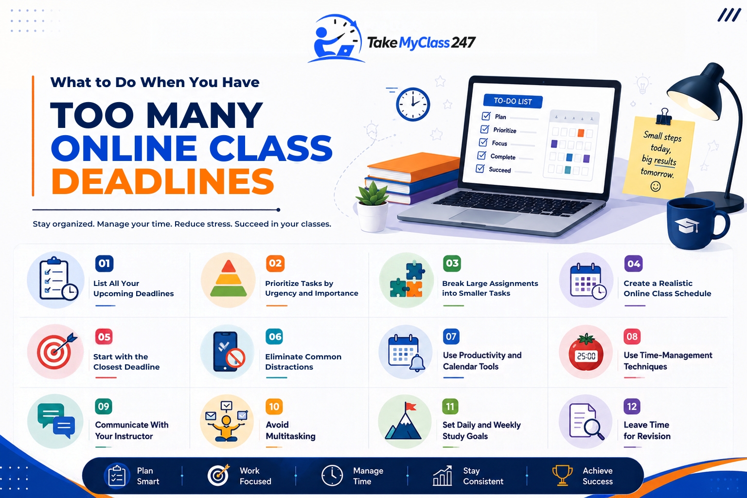 What to Do When You Have Too Many Online Class Deadlines 